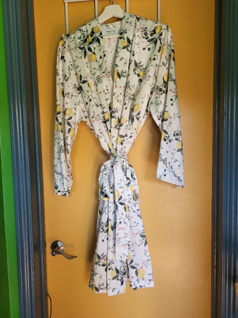Monique Lhullier Satin Robe